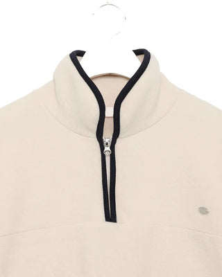 Color-block half-zip sweatshirt