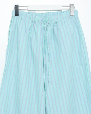 Wide striped easy pants