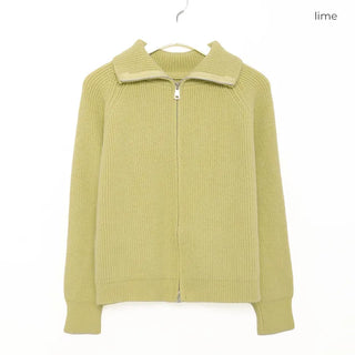 Double zip-up knit