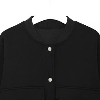Two-pocket cropped jacket