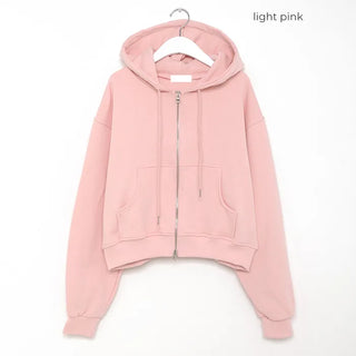 Semi-Clothed Sweat Double Zip Hoodie