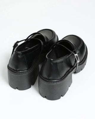 Platform Mary Jane loafers