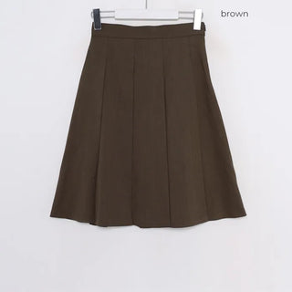 Pleated medium skirt