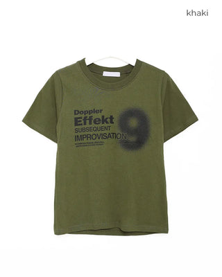 Number (N)ine Lettering Print Short-Sleeve T-Shirt