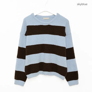 Bold Border Oversized Knit