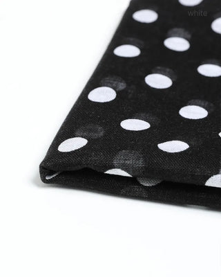 Cotton polka dot scarf