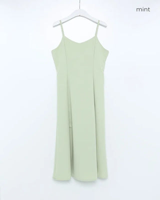 Simple bustier long dress