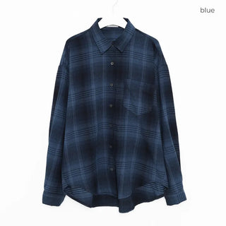 Two-tone checkered shirt