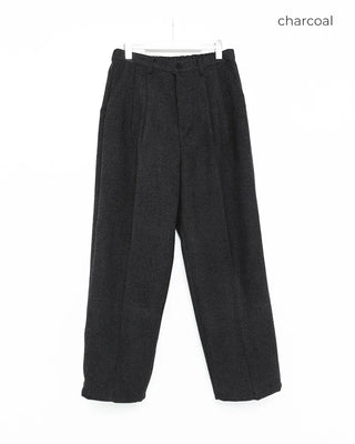 Wide back elastic waist slacks