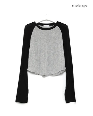 Simple raglan sleeve T-shirt