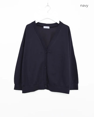 Three-button oversized cardigan