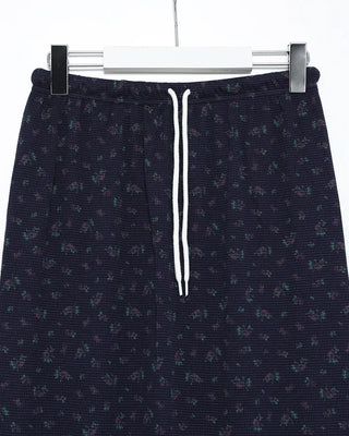 Waist String Flower Long Skirt