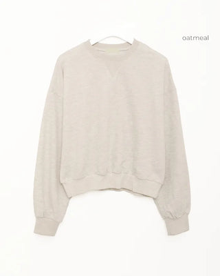 Basic color sweatshirt