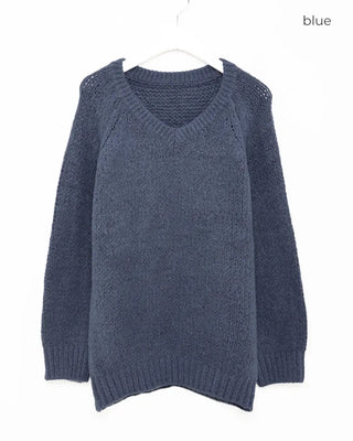 (Unisex) Basic V-Neck Knit