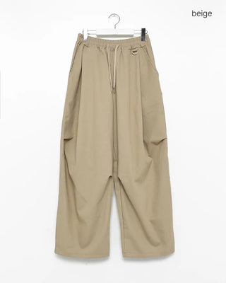 D-ring one-tuck balloon pants