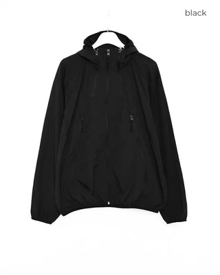 Hooded windbreaker