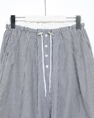 Color-block striped pants