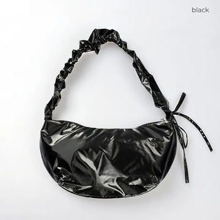 Ribbon Shirring Shoulder Bag