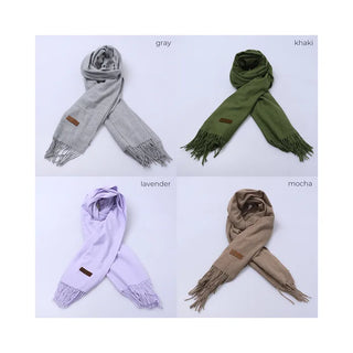 Cashmere wool scarf