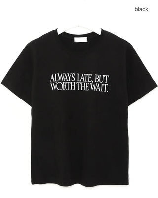 Lettering Short-Sleeved T-Shirt