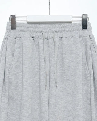 Wide-leg sweatpants with drawstring waist