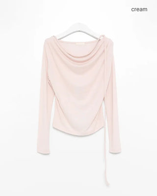 Slim Drape Point T-Shirt