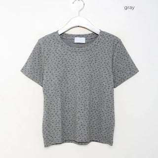 Flower pattern T-shirt