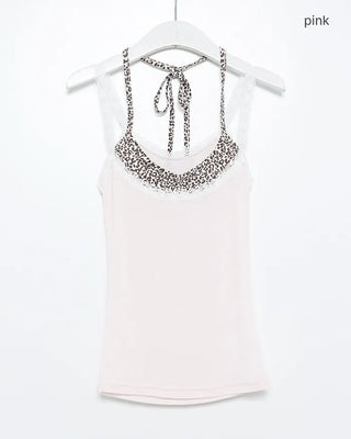 Leopard print camisole