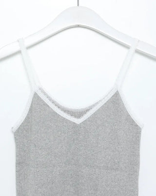 Lace-point camisole