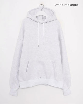 Loose-fit colored hoodie