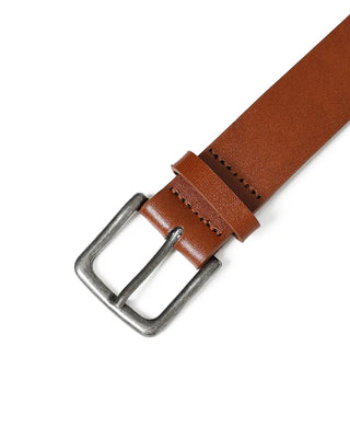 Studded leather belt