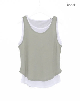 Layered Round Tank Top