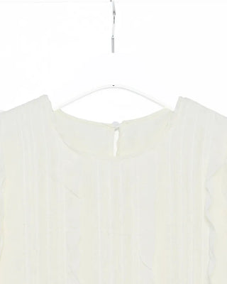 Frill wave blouse