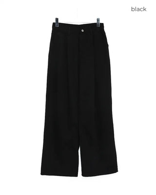 Cotton pleated pants