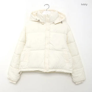 Hooded padded jacket