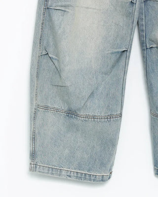 (Unisex) York Side Tuck Balloon Jeans