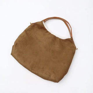 Sheepskin tote bag