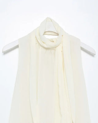 Chiffon scarf detail blouse