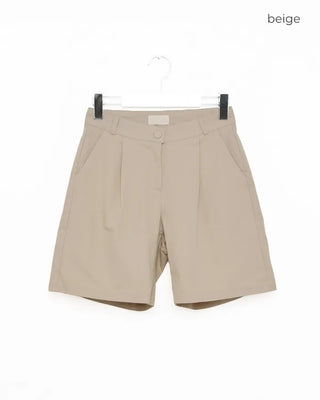 Pintuck shorts
