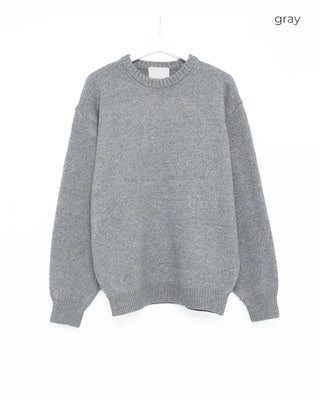 (Unisex) Round Wool Knit