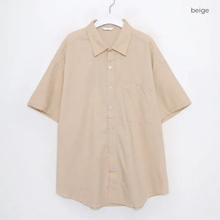 (Unisex) Oversized Short-Sleeve Shirt