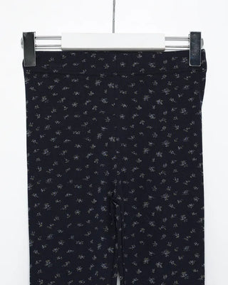 Walnut Button Mini Flower Cropped Leggings