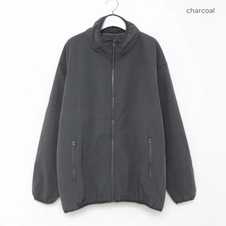 Zip-up nylon boa jacket