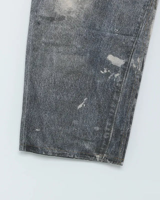 (Unisex) Paint Wash Wide Denim