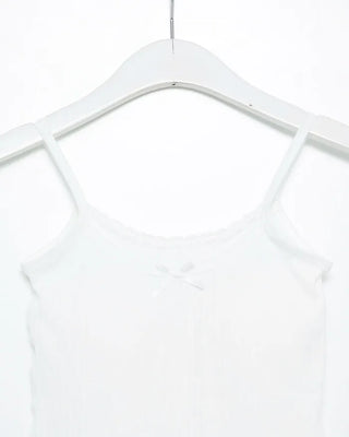 Ribbon lace detail camisole