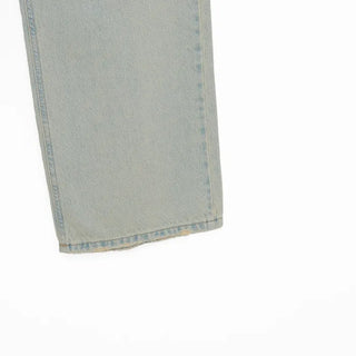 Unisex Mint Wash Wide Denim Pants
