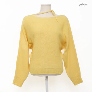 Asymmetrical Strap Knit