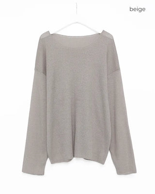 Loose Fit Long Sleeve Knit