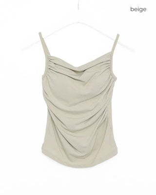 Bust drape bra top camisole