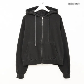 Pigmented Double Zip Hoodie